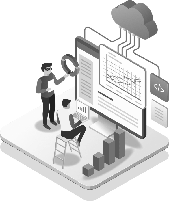 Tech Solutions Illustration